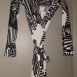 Calvin Klein Collared Wrap Dress